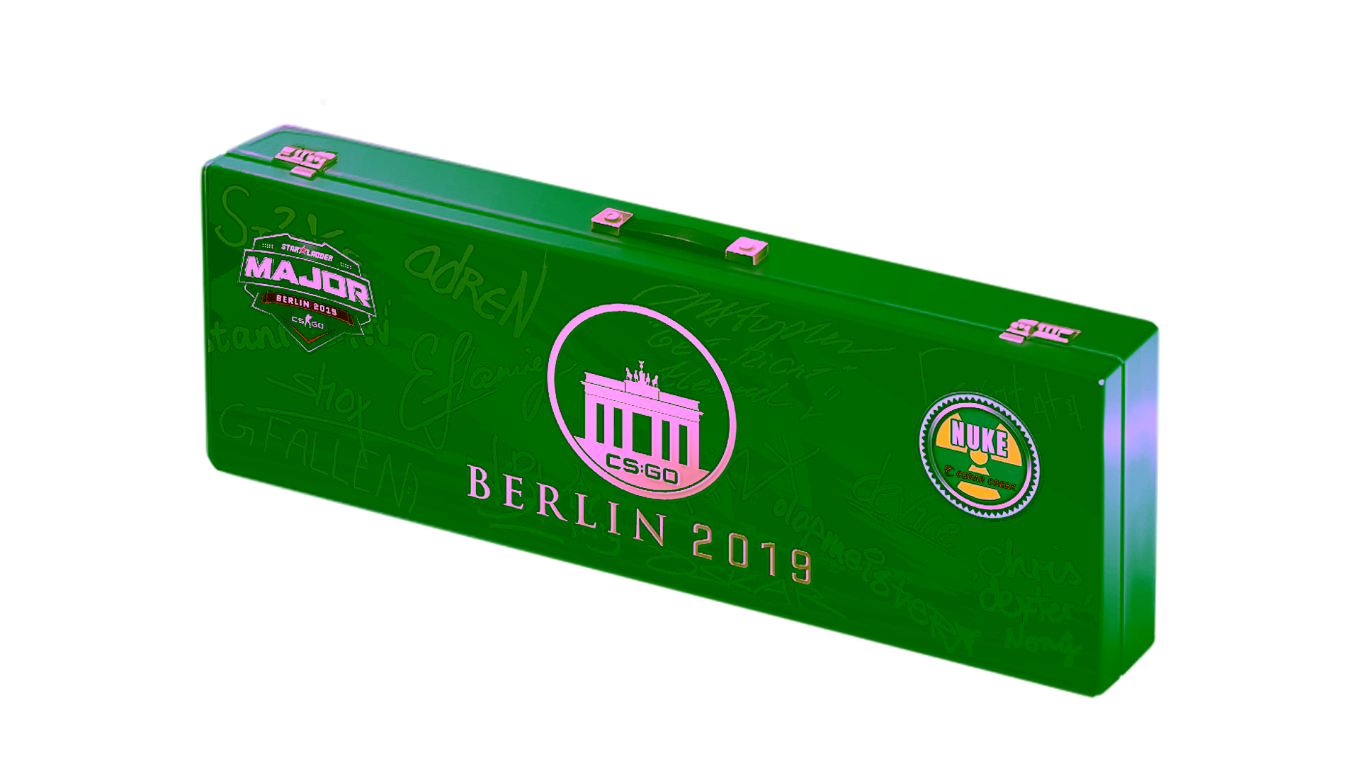 Display for Berlin 2019 Nuke Souvenir Package