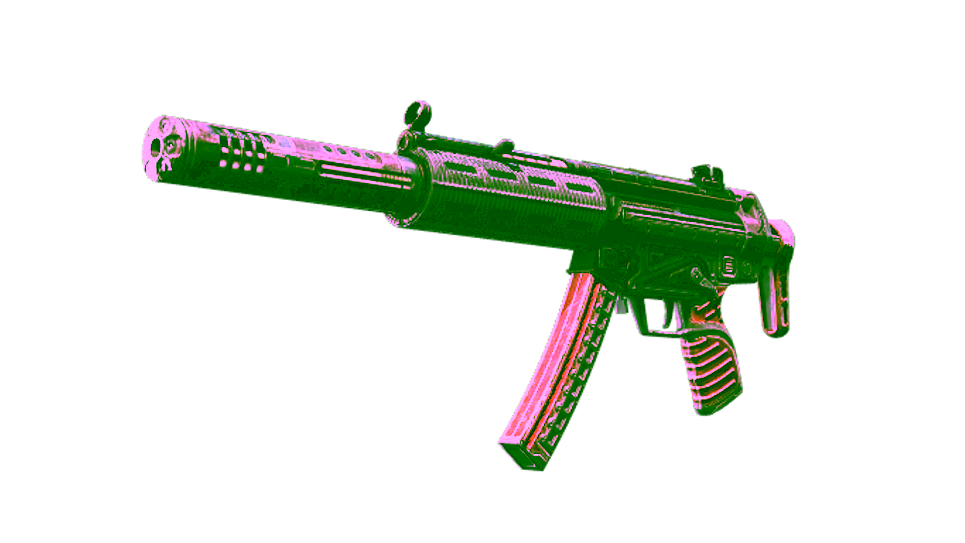 عرض لـ StatTrak™ MP5-SD | Gauss (Battle-Scarred)