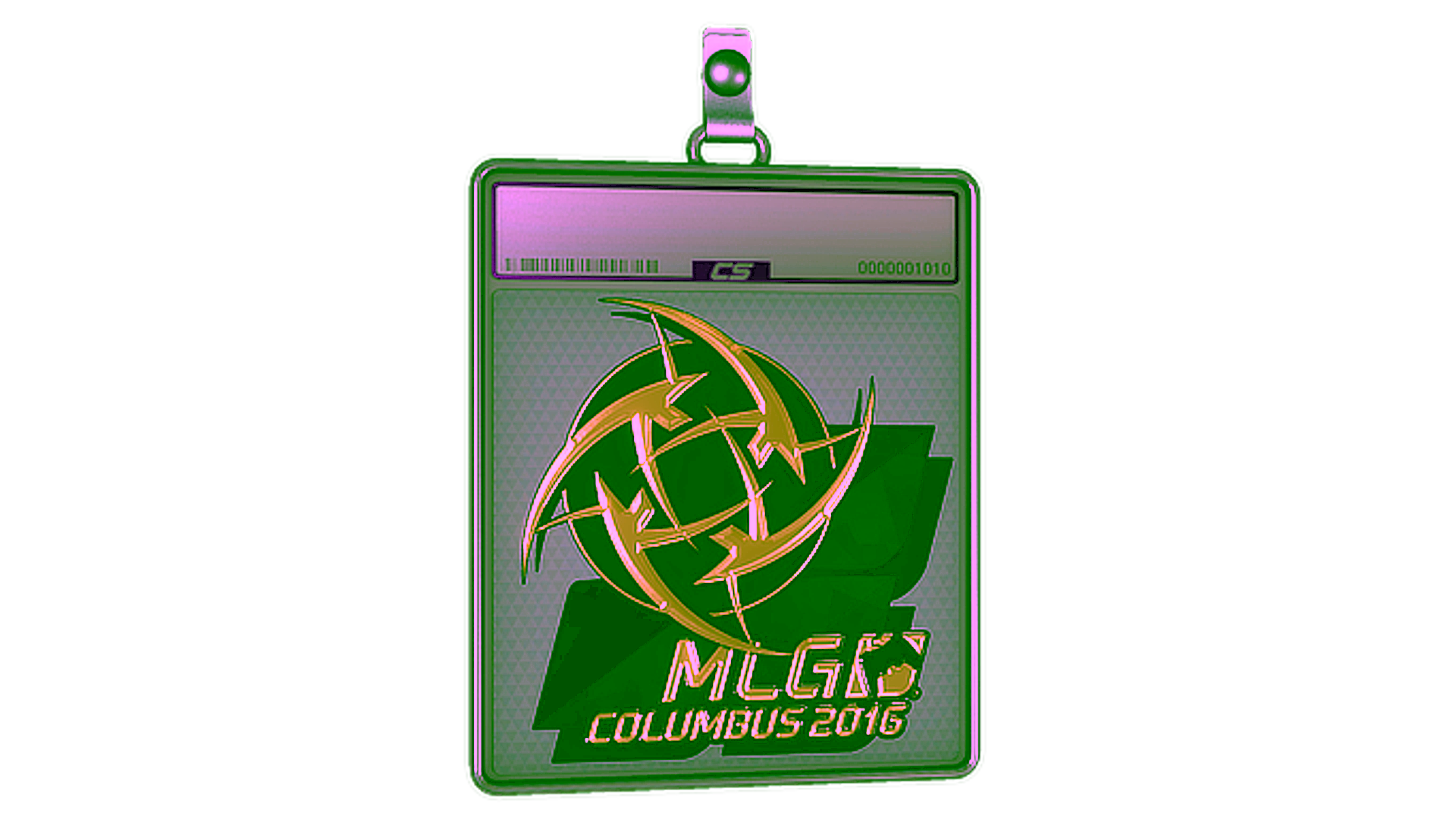 Display for Sticker Slab | Ninjas in Pyjamas (Gold) | MLG Columbus 2016