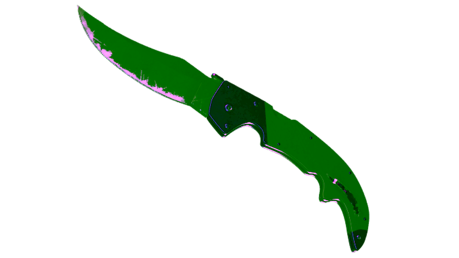 عرض لـ ★ StatTrak™ Falchion Knife | Ultraviolet (Well-Worn)