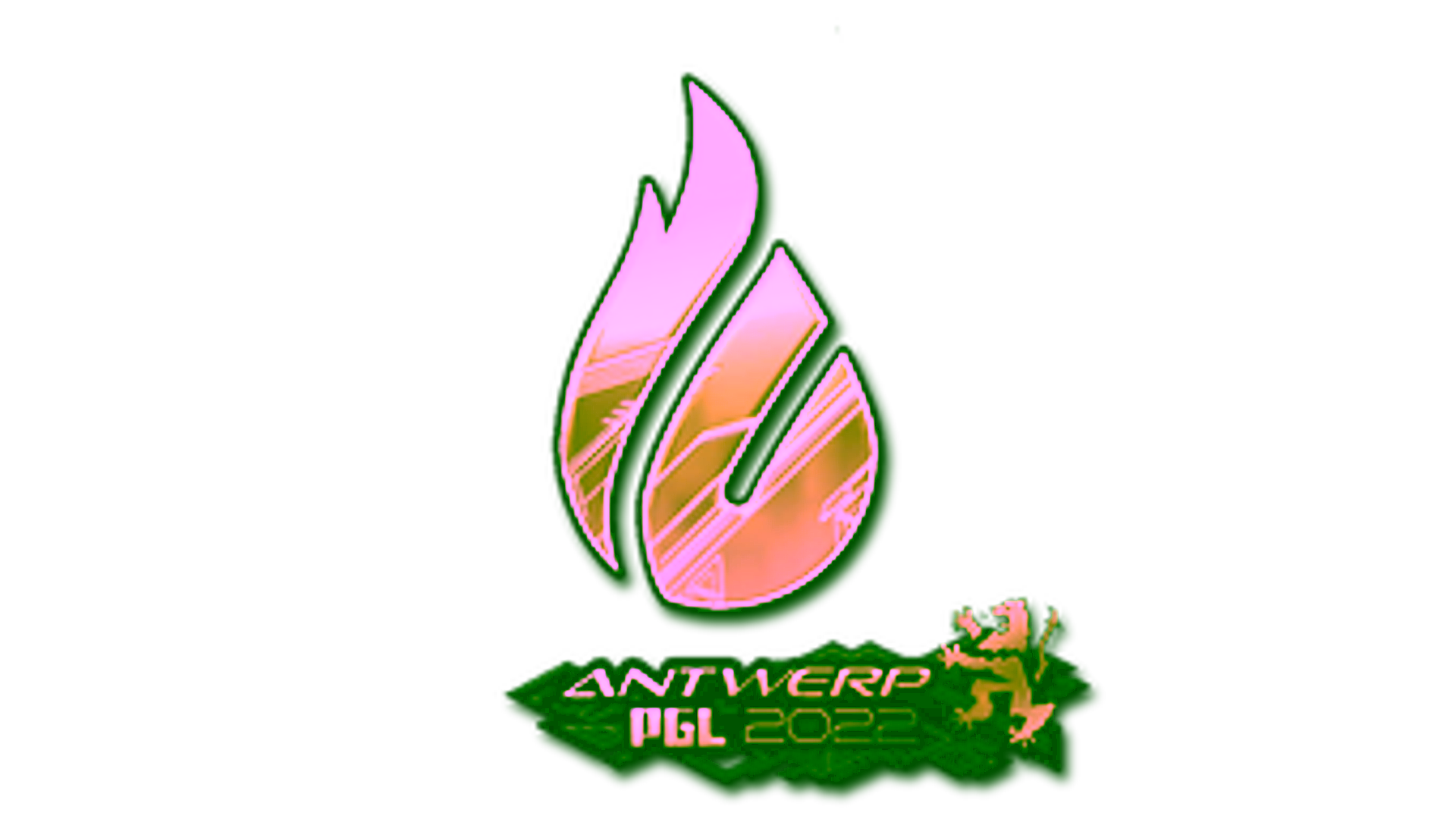 عرض لـ Sticker | Copenhagen Flames (Gold) | Antwerp 2022