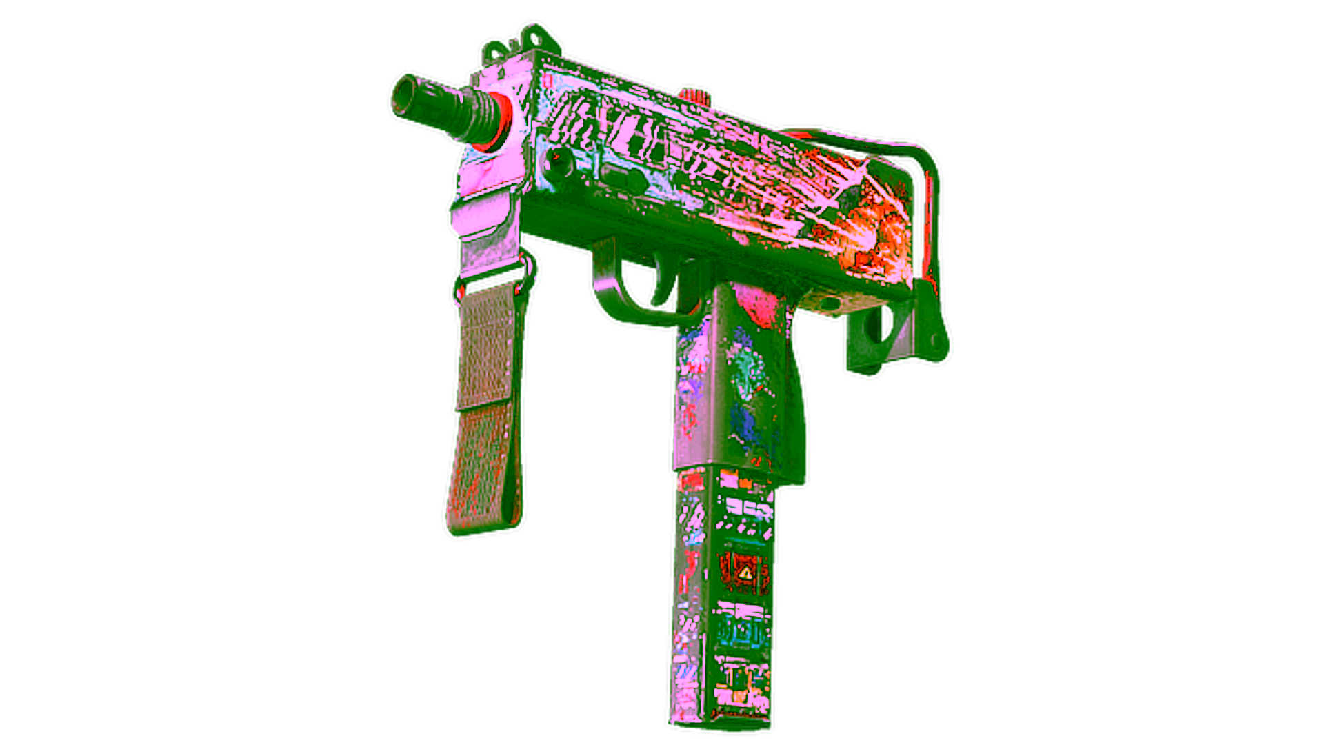 Display for Souvenir MAC-10 | Derailment (Battle-Scarred)