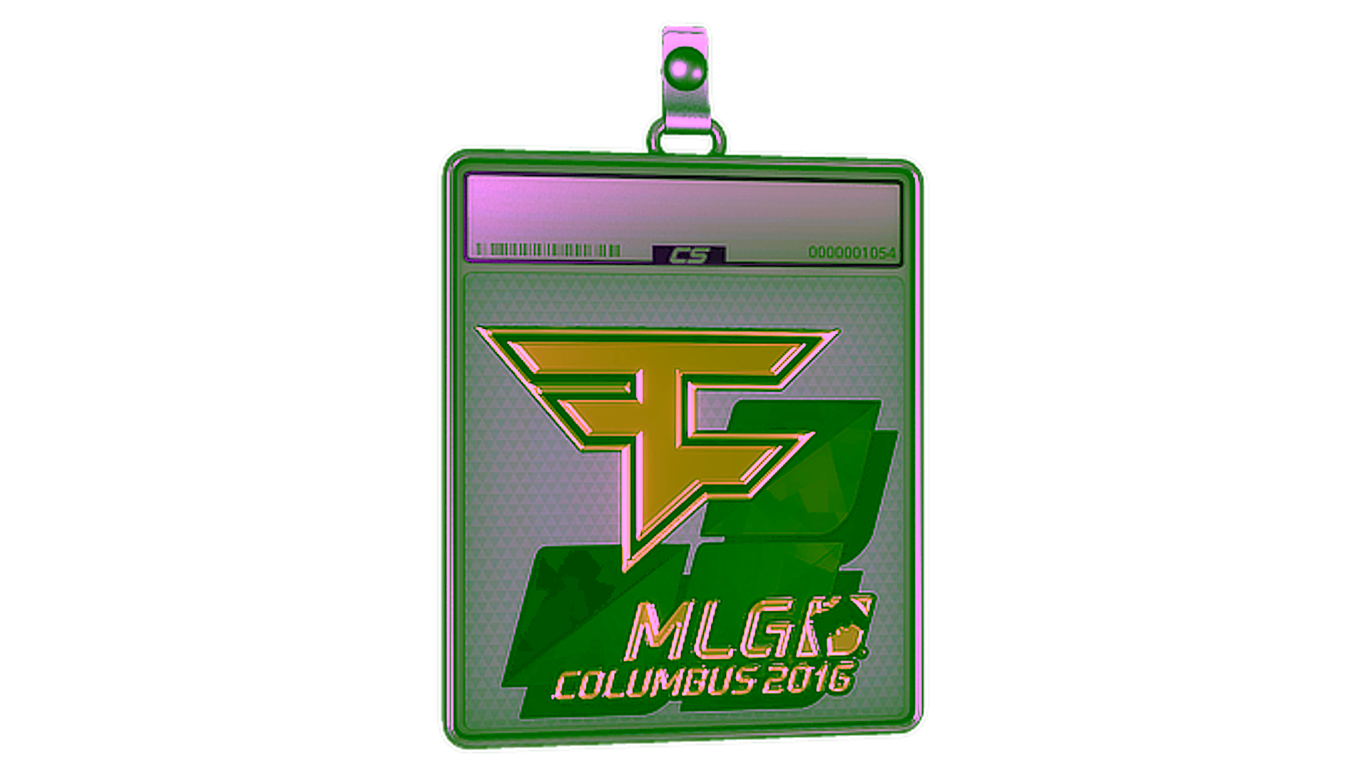 Display for Sticker Slab | FaZe Clan (Gold) | MLG Columbus 2016