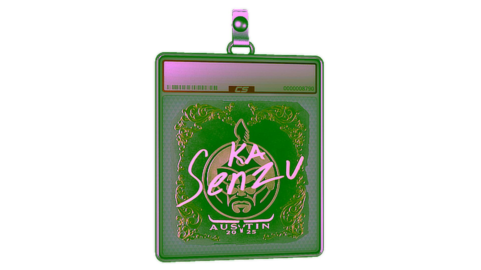 Display for Sticker Slab | Senzu (Gold) | Austin 2025