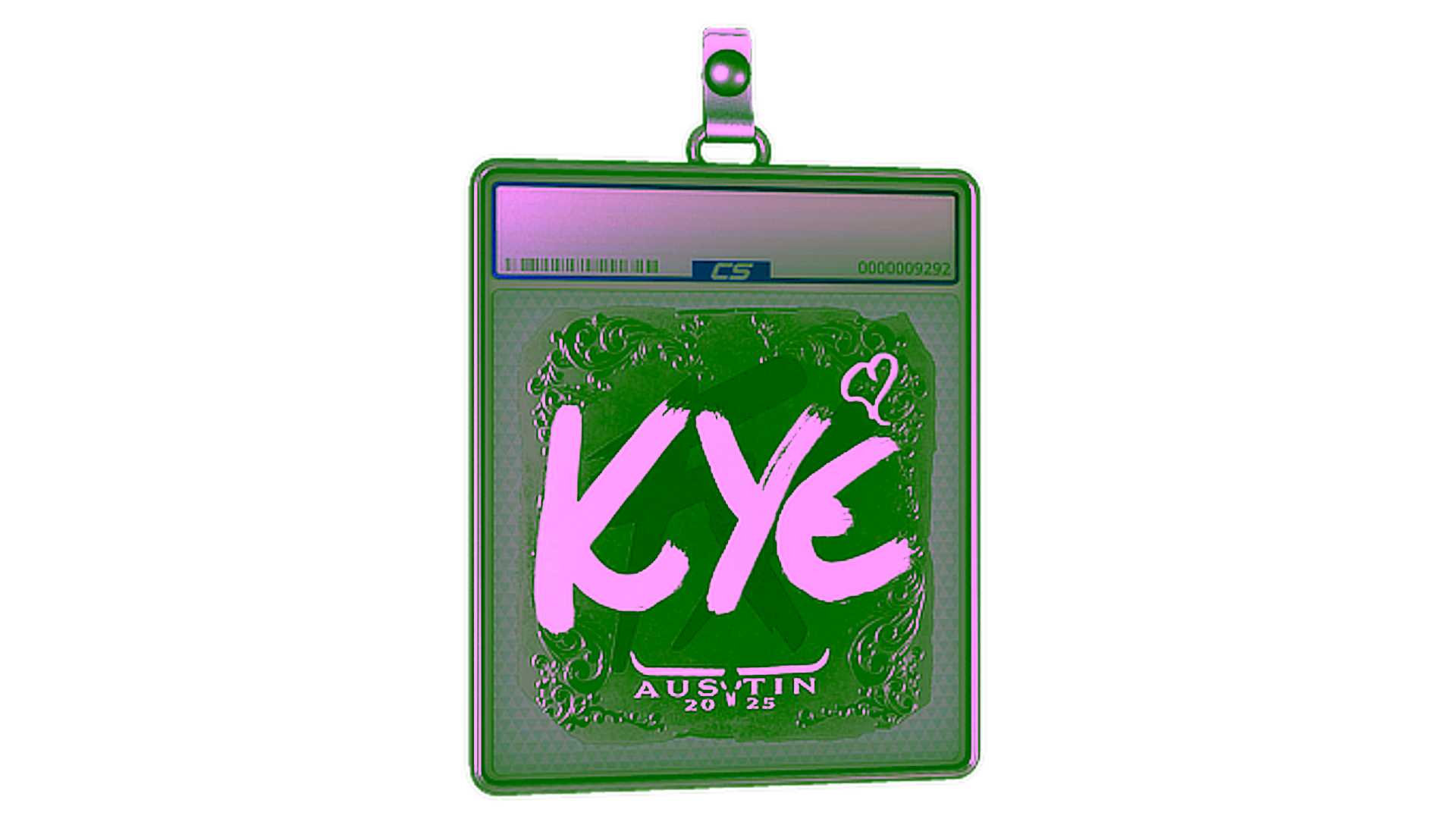 Wyświetl dla Sticker Slab | kye (Foil) | Austin 2025