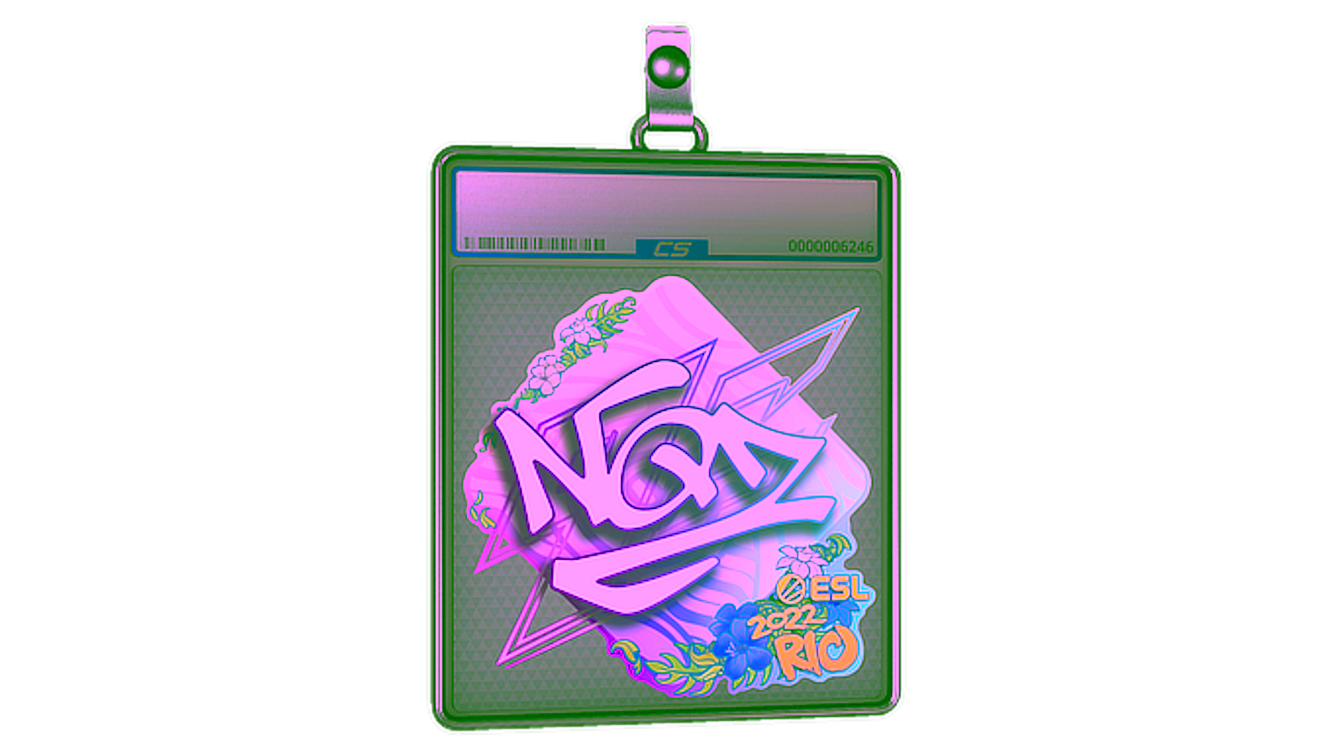 Affichage pour Sticker Slab | NQZ | Rio 2022