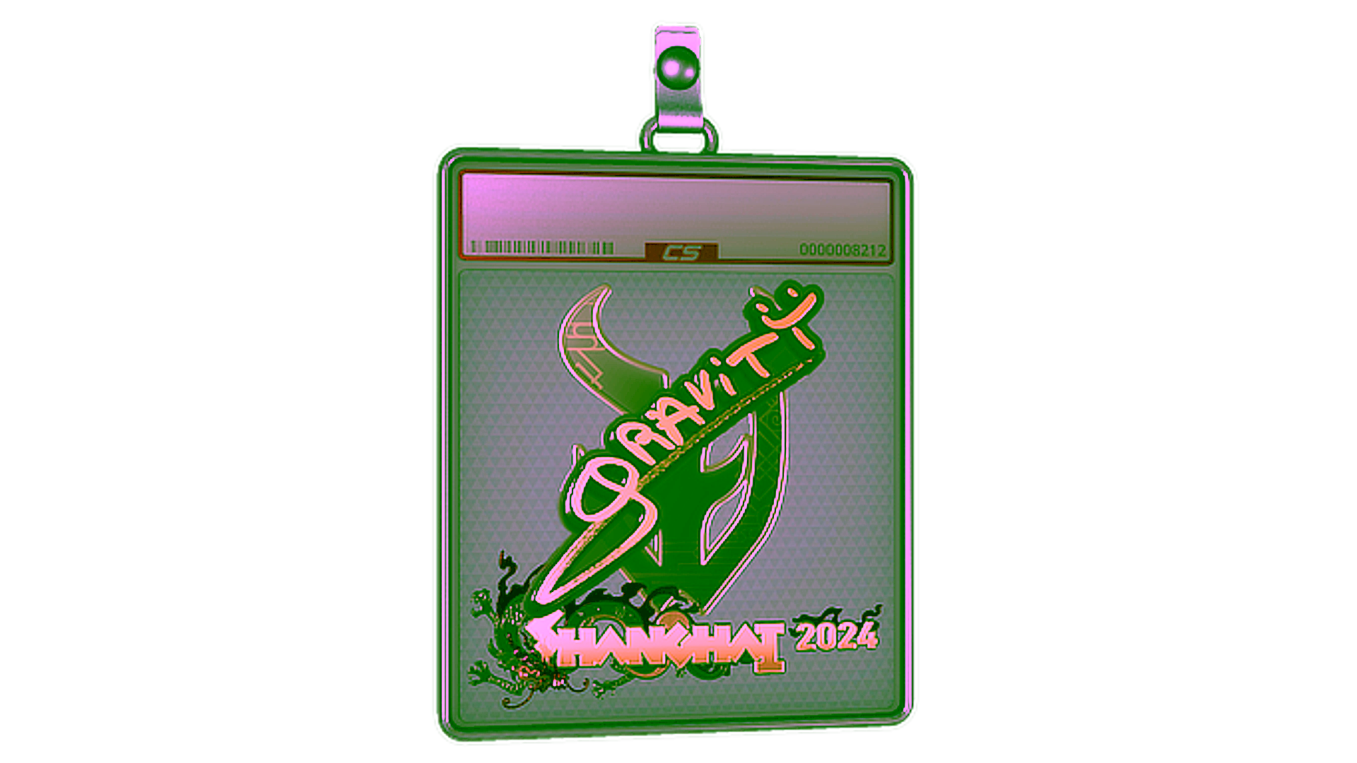 Sticker Slab | Graviti (Gold) | Shanghai 2024 için görüntü