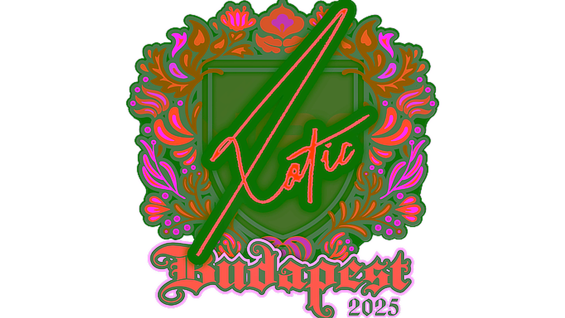 Rodyti Sticker | XotiC | Budapest 2025