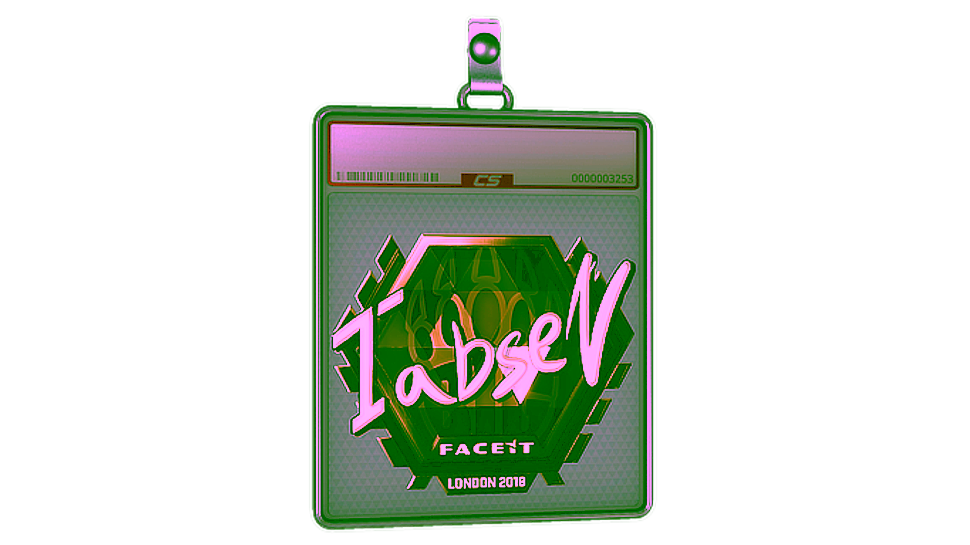 Display for Sticker Slab | tabseN (Gold) | London 2018