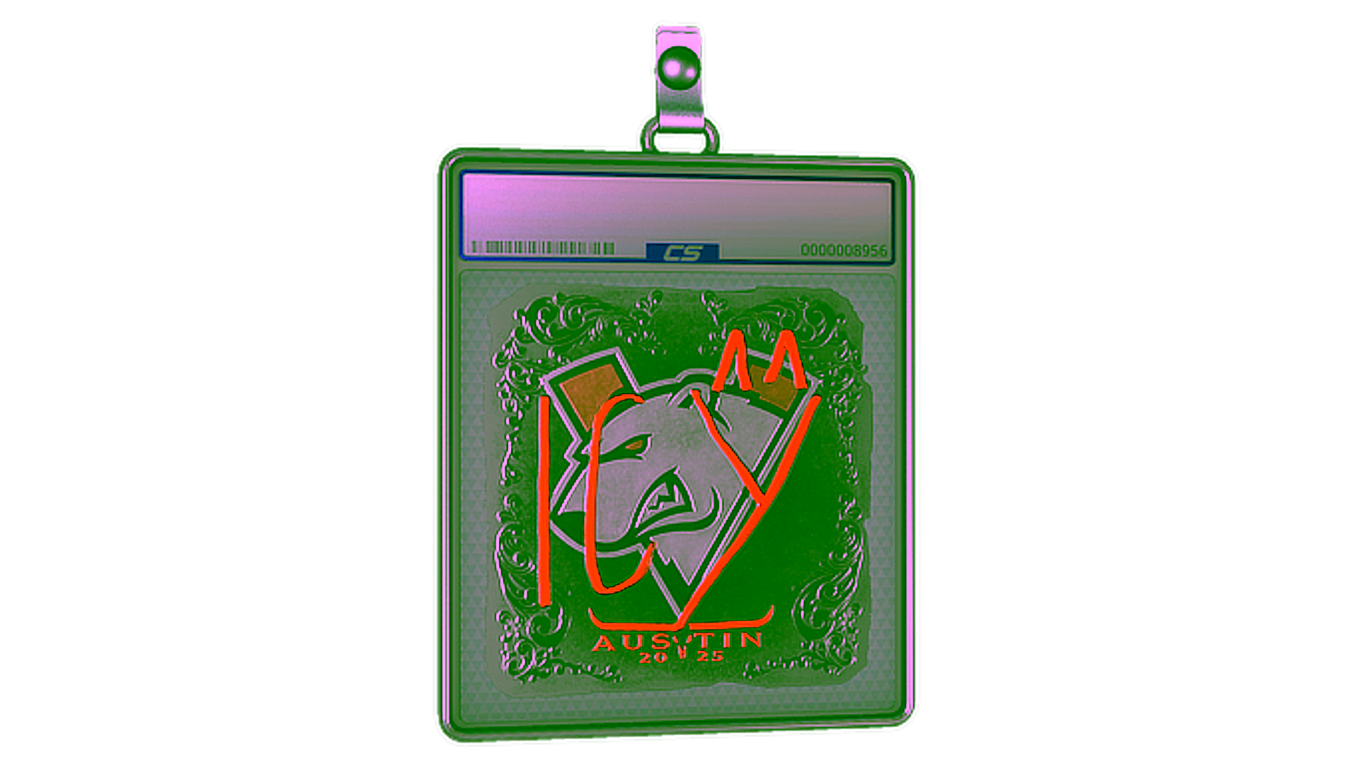 Exibição para Sticker Slab | ICY (Foil) | Austin 2025