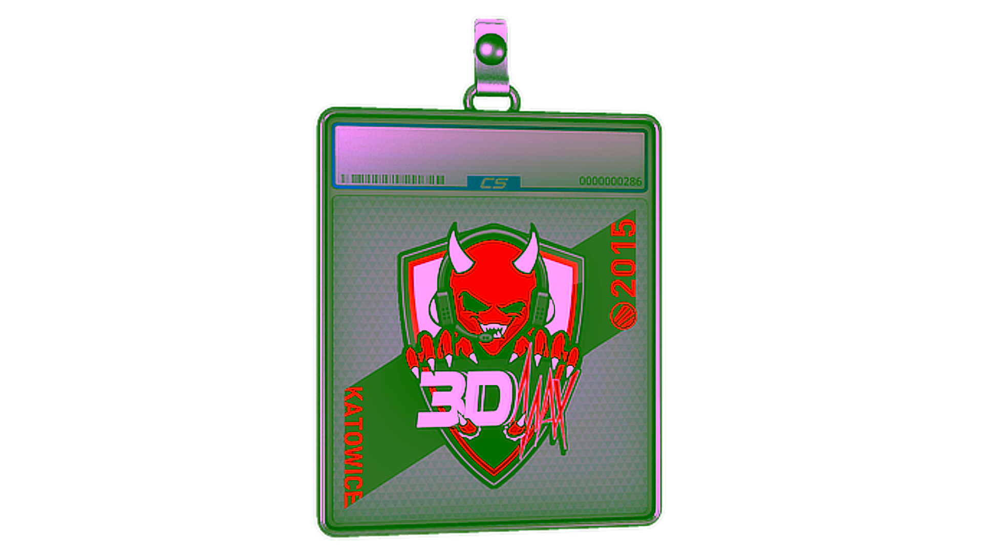 Display for Sticker Slab | 3DMAX | Katowice 2015