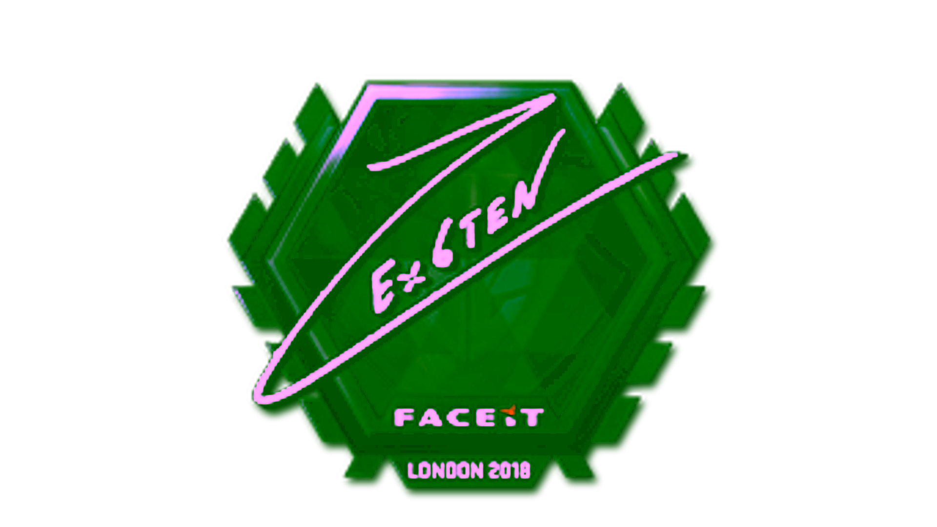 Display for Sticker | Ex6TenZ (Foil) | London 2018