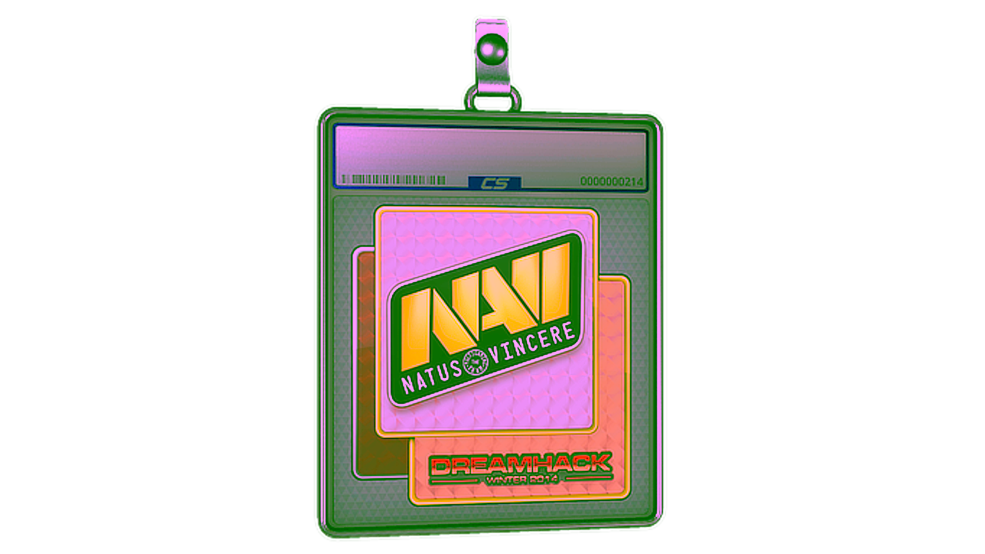 Display for Sticker Slab | Natus Vincere (Holo) | DreamHack 2014
