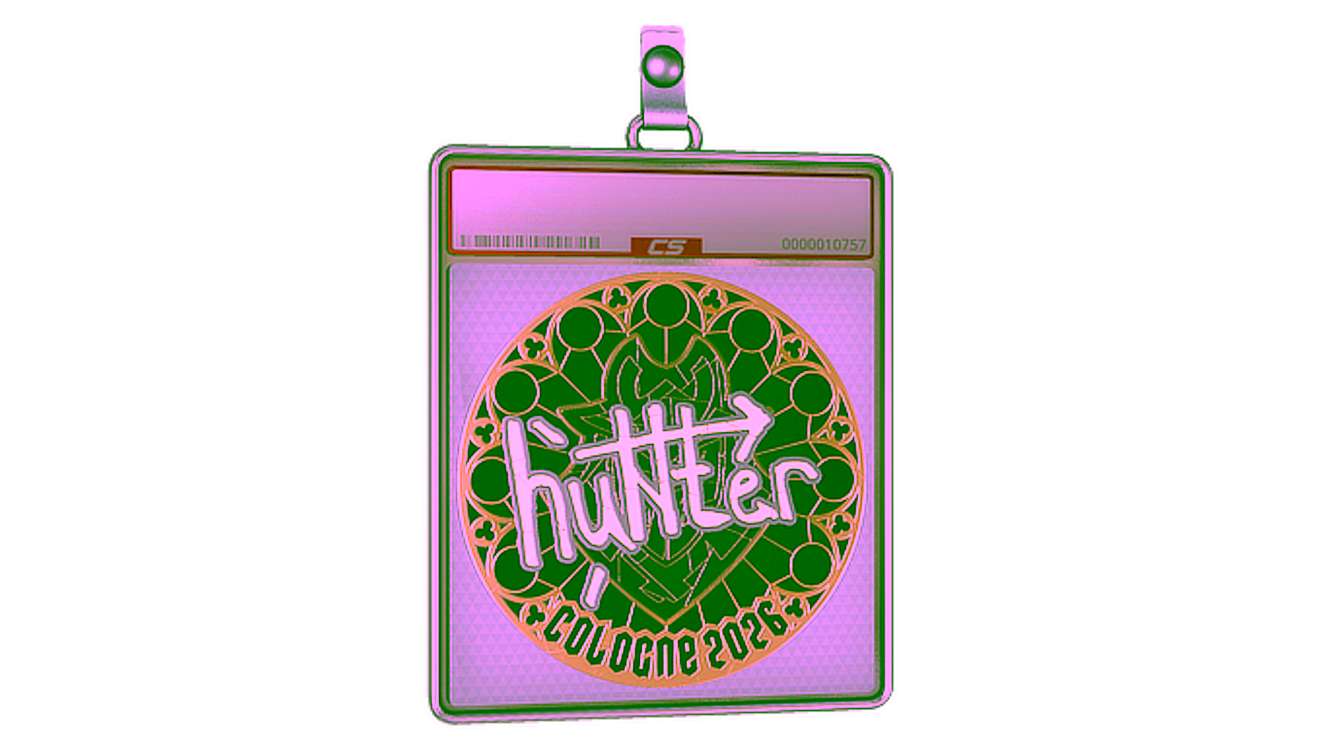 Display for Sticker Slab | huNter- (Gold) | Cologne 2026