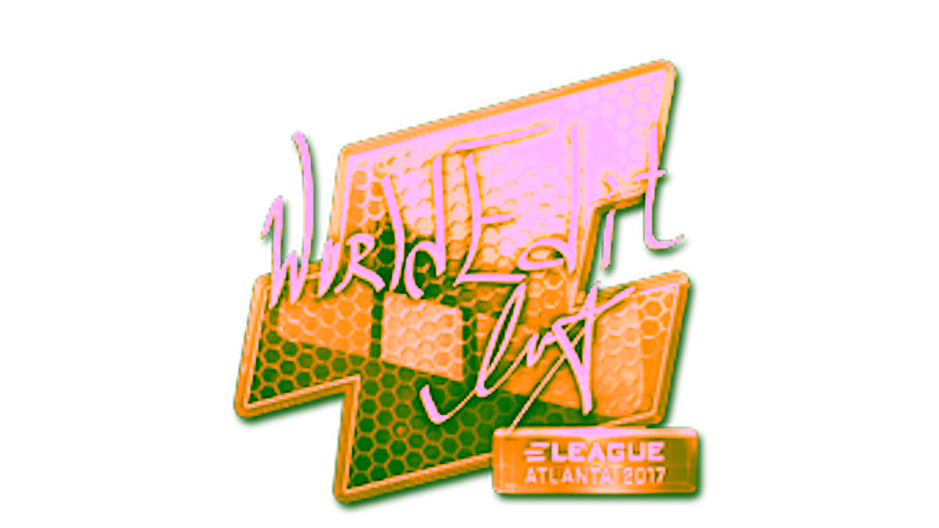 Wyświetl dla Sticker | WorldEdit (Gold) | Atlanta 2017