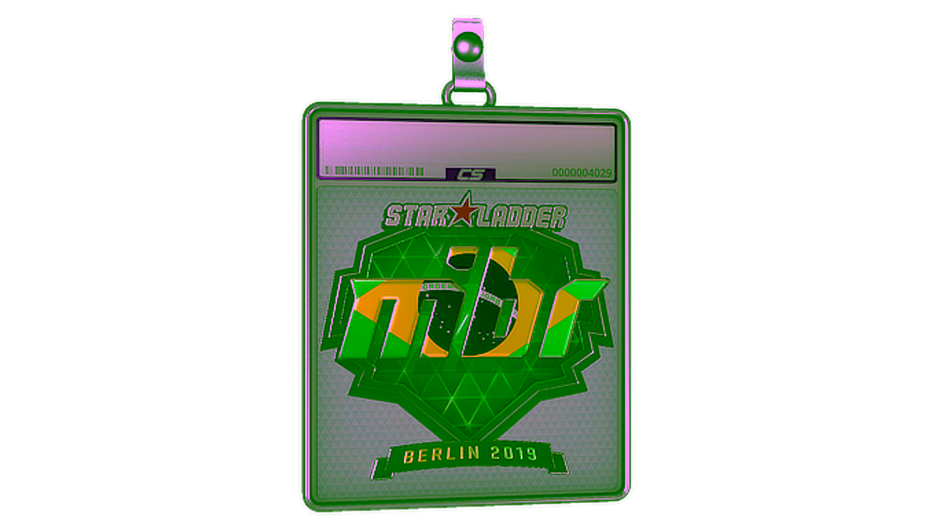 Rodyti Sticker Slab | MIBR (Foil) | Berlin 2019