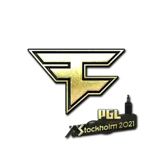 Sticker | FaZe Clan (Gold) | Stockholm 2021