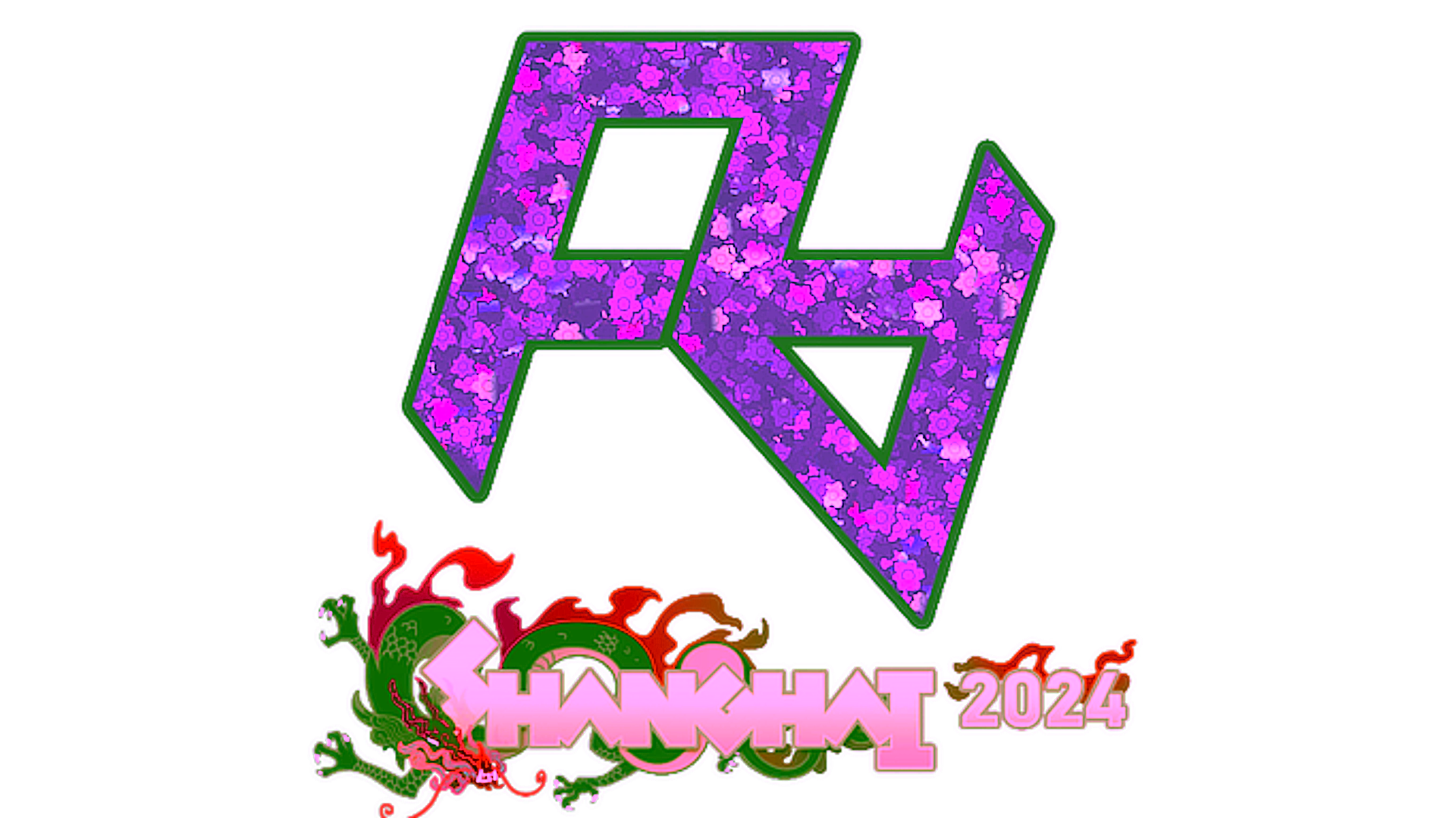 Display for Sticker | Rare Atom (Glitter) | Shanghai 2024