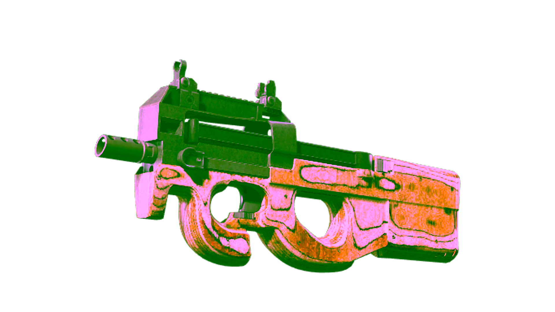 Display for P90 | Shapewood (Well-Worn)