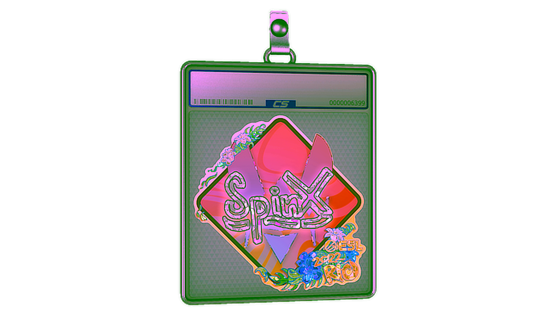 Visar för Sticker Slab | Spinx (Glitter) | Rio 2022