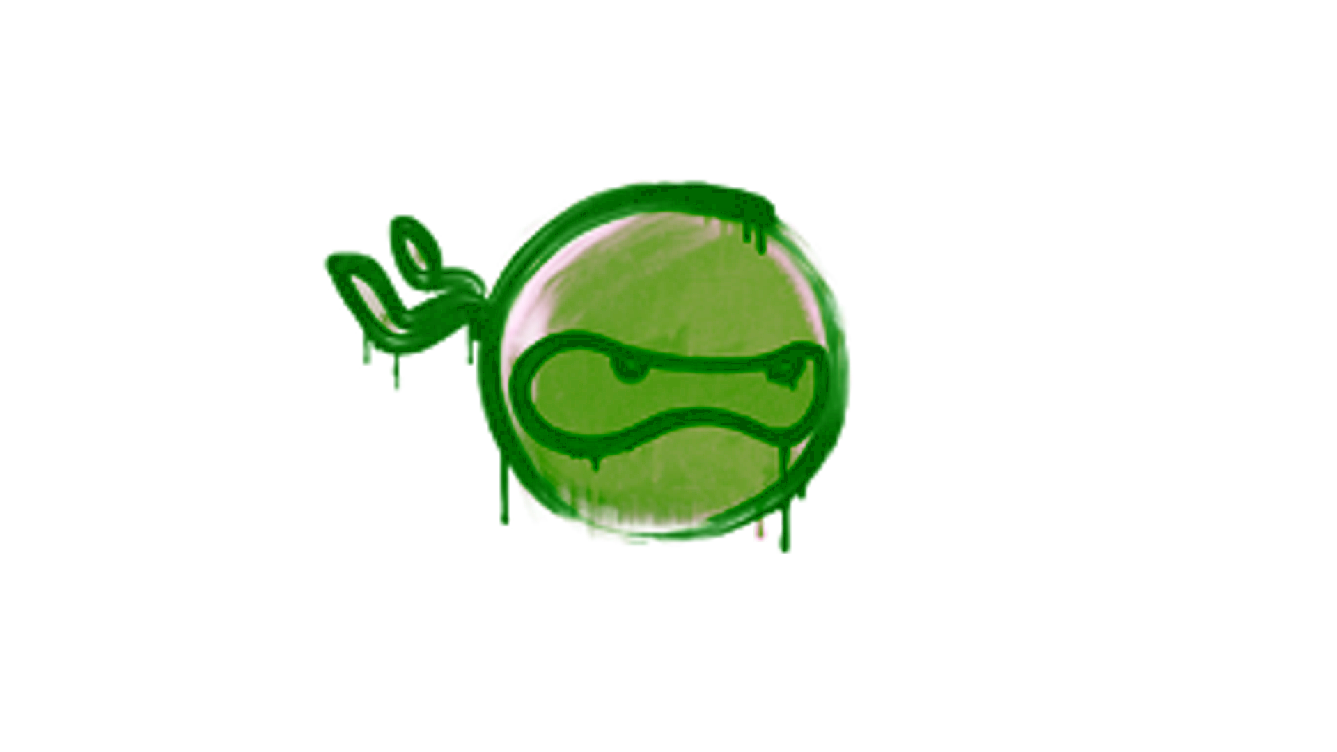 Display for Sealed Graffiti | Ninja (Battle Green)