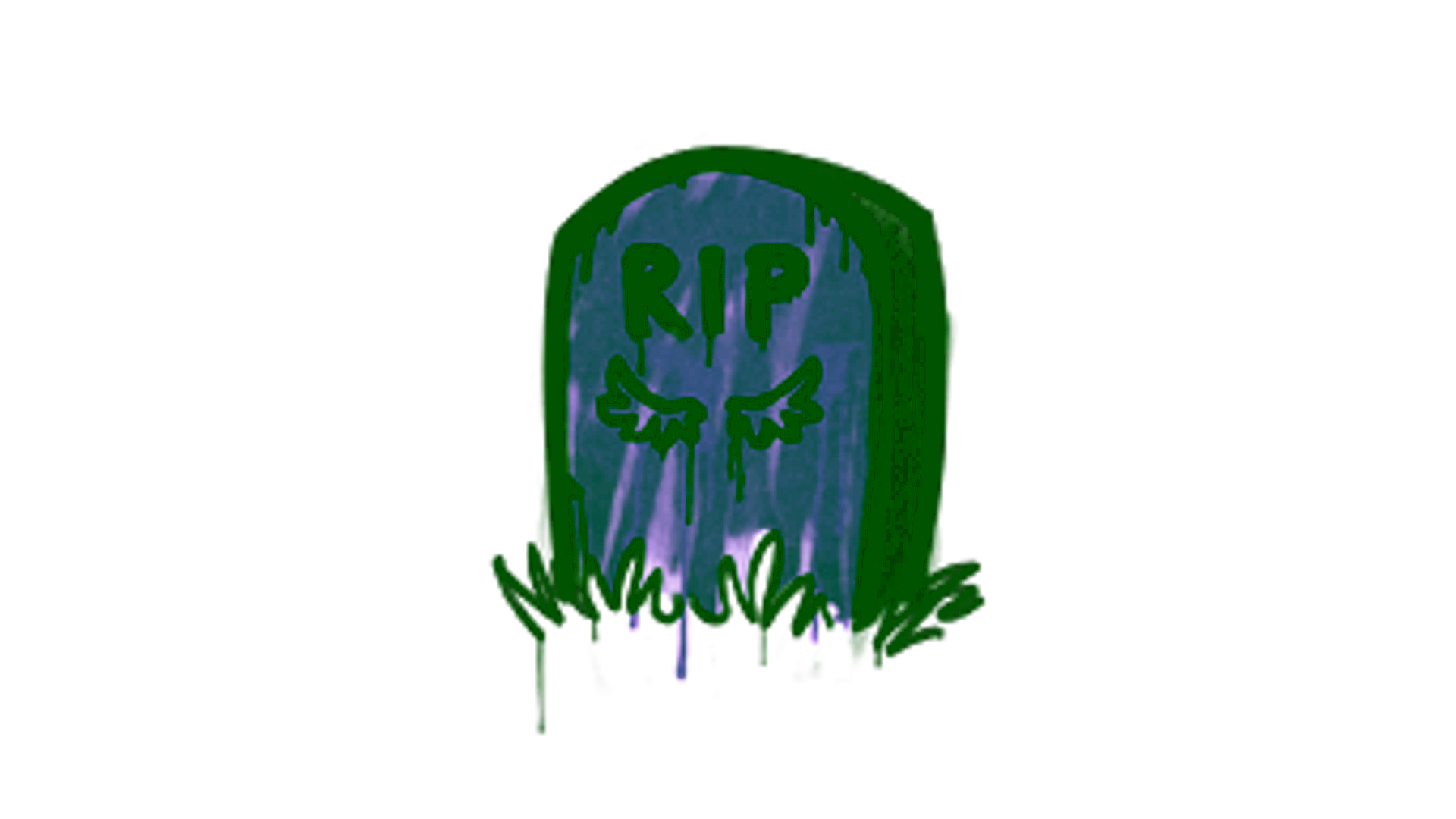 Display for Sealed Graffiti | Tombstone (Monster Purple)