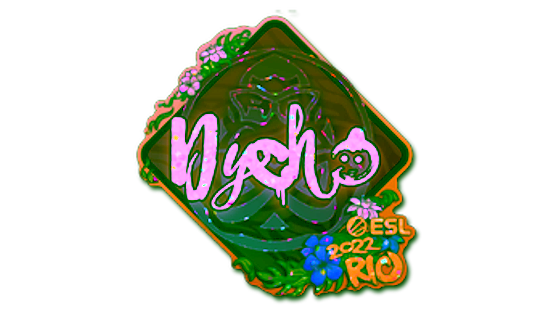 عرض لـ Sticker | Dycha (Glitter) | Rio 2022