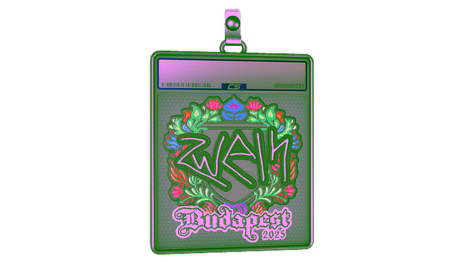 Display for Sticker Slab | zweih (Embroidered) | Budapest 2025