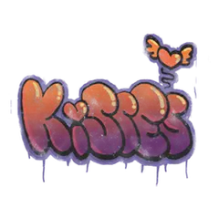 Sealed Graffiti Kisses