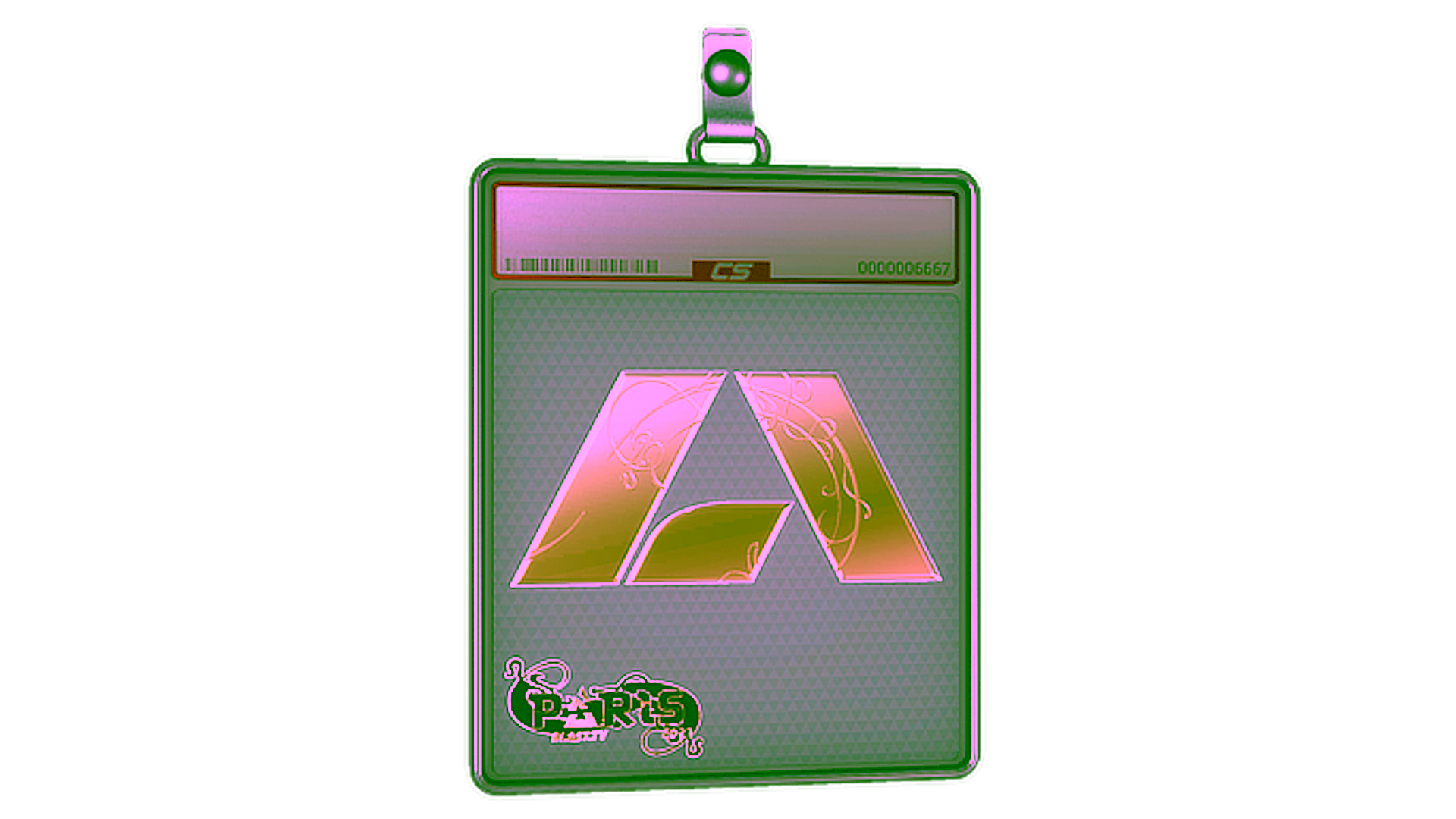 Affichage pour Sticker Slab | Apeks (Gold) | Paris 2023