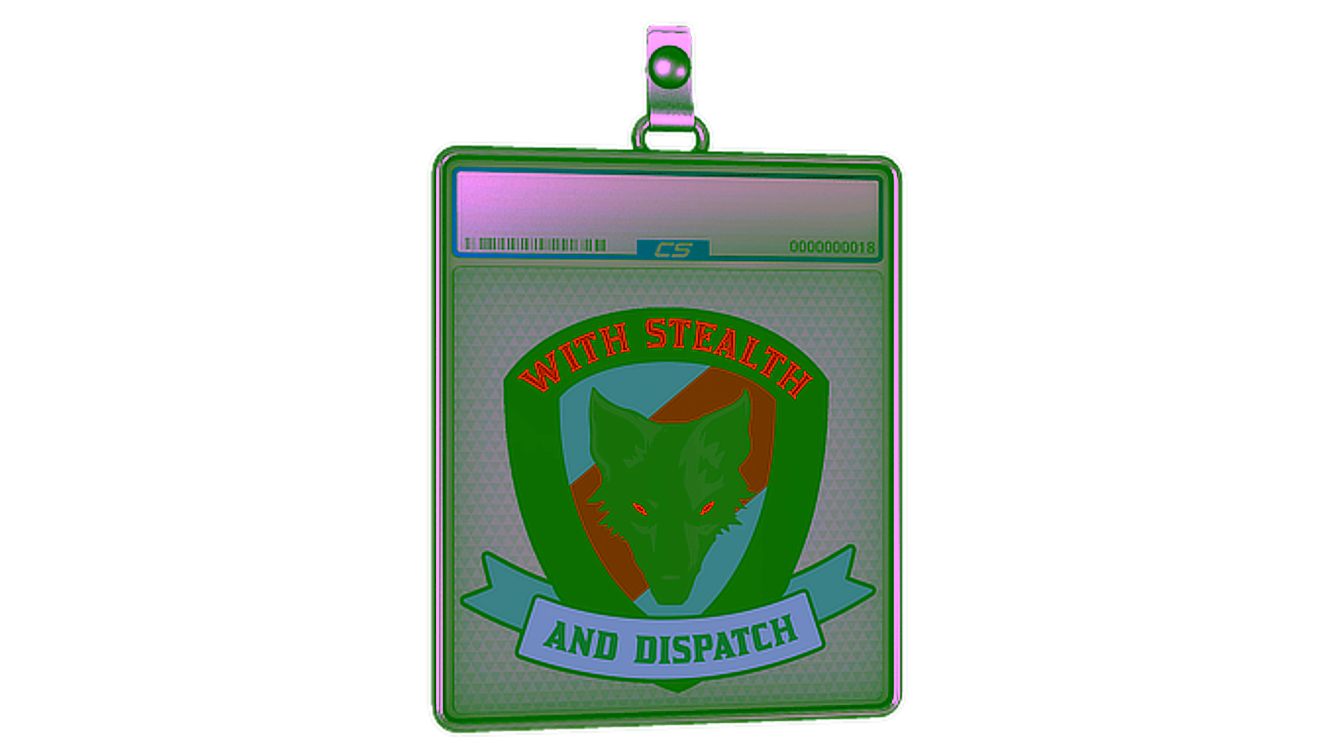 Wyświetl dla Sticker Slab | Black Dog