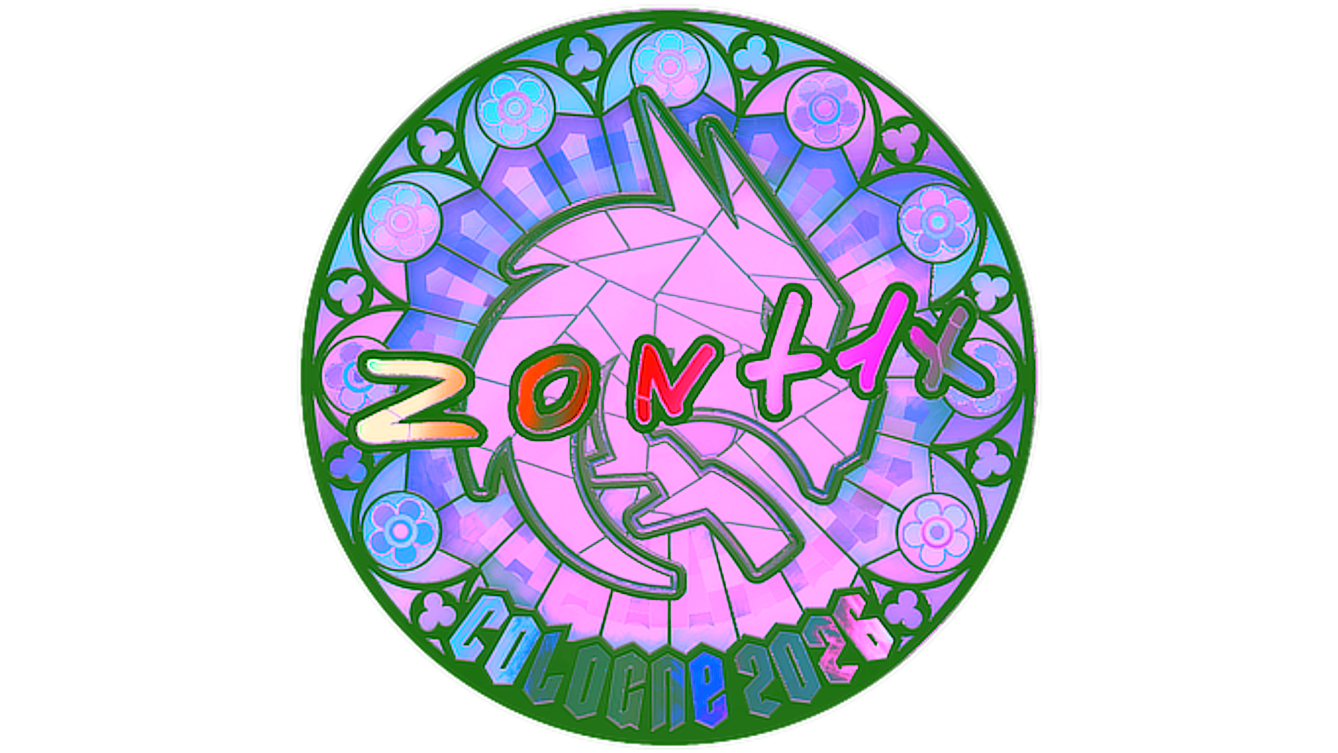 Дисплей для Sticker | zont1x (Holo) | Cologne 2026