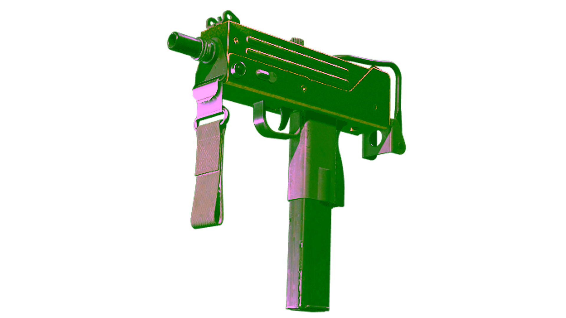 Display for MAC-10 | Gold Brick (Minimal Wear)