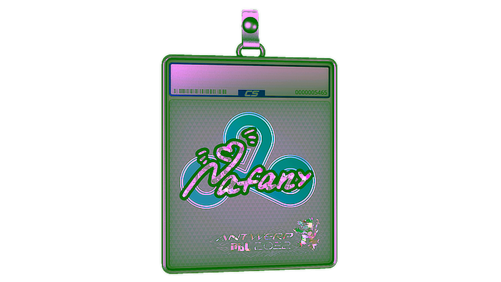 Exibição para Sticker Slab | nafany (Glitter) | Antwerp 2022