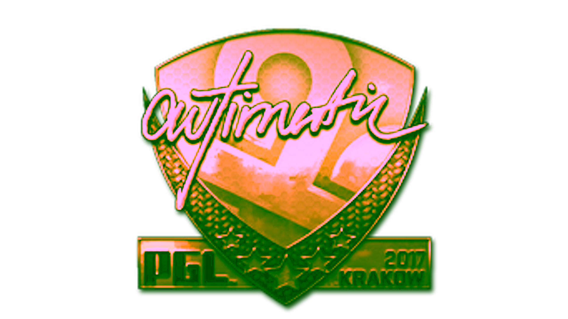 Display for Sticker | autimatic (Gold) | Krakow 2017