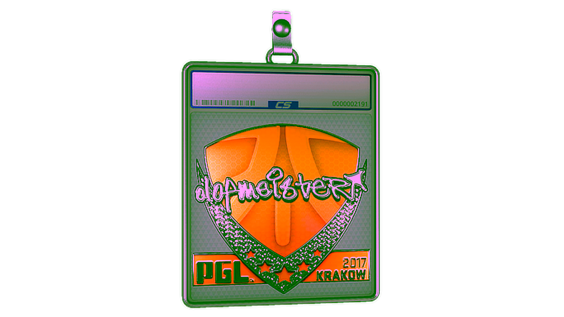 Display for Sticker Slab | olofmeister (Foil) | Krakow 2017