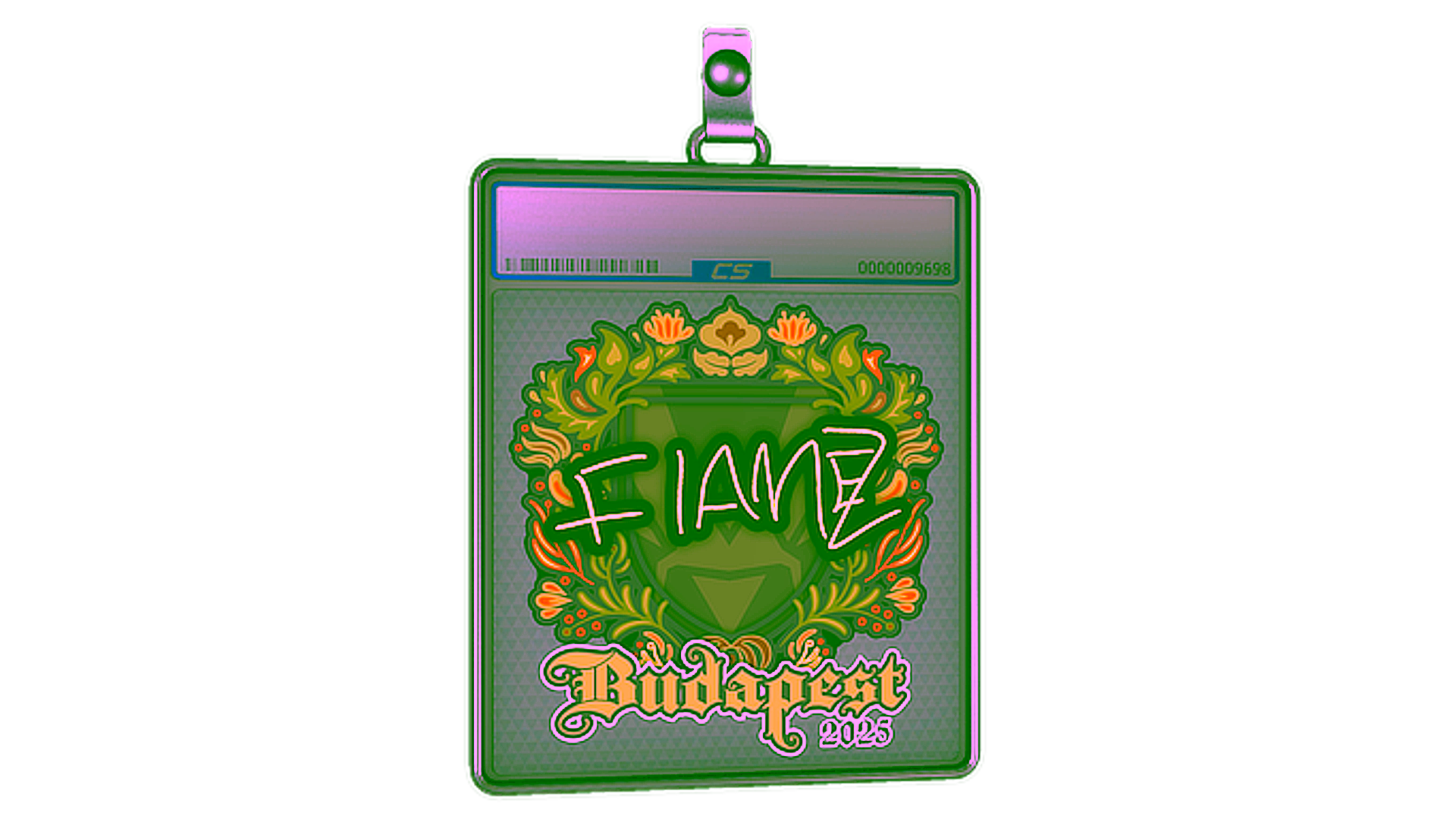 Display for Sticker Slab | FlameZ | Budapest 2025