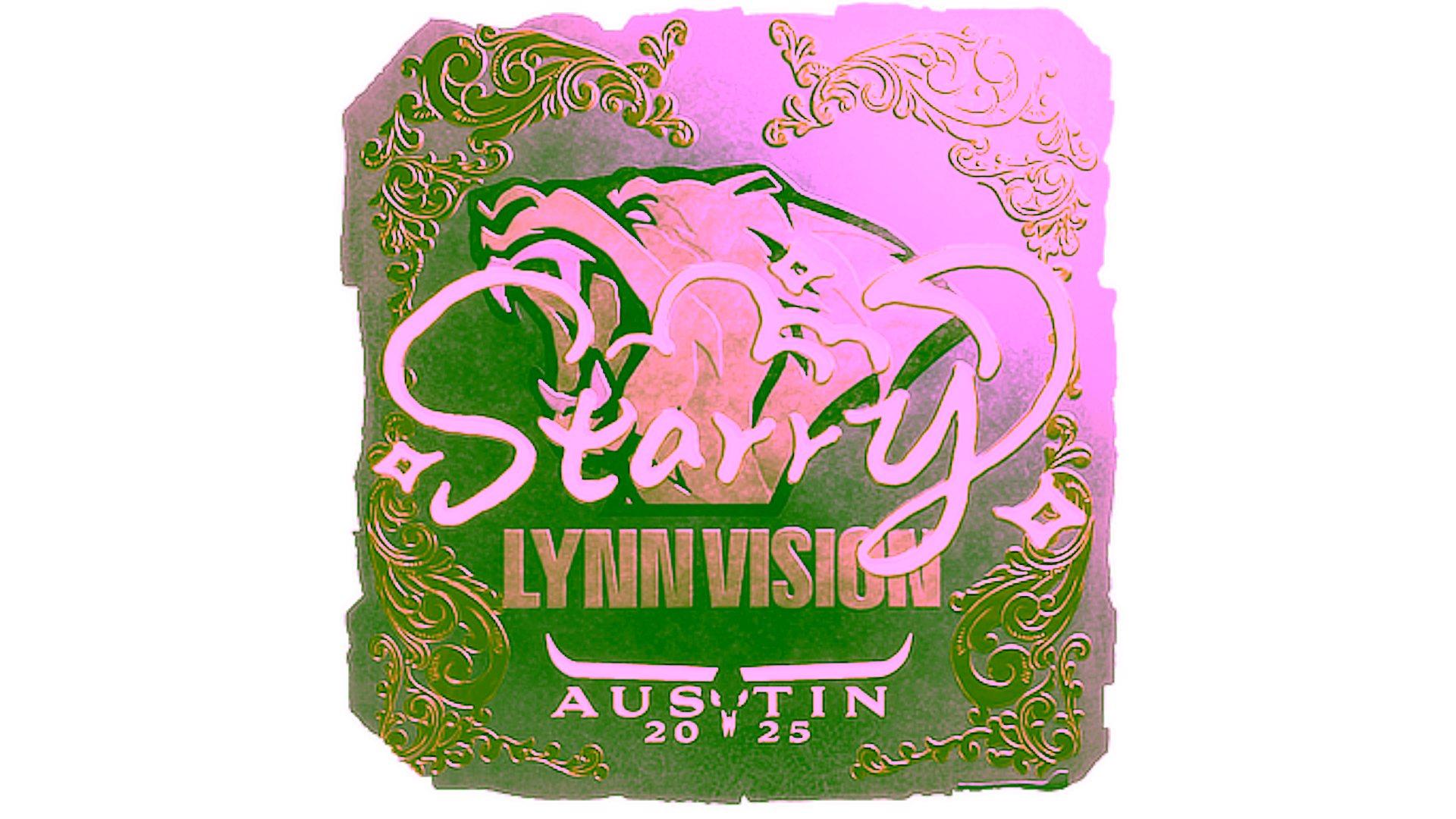 Affichage pour Sticker | Starry (Gold) | Austin 2025