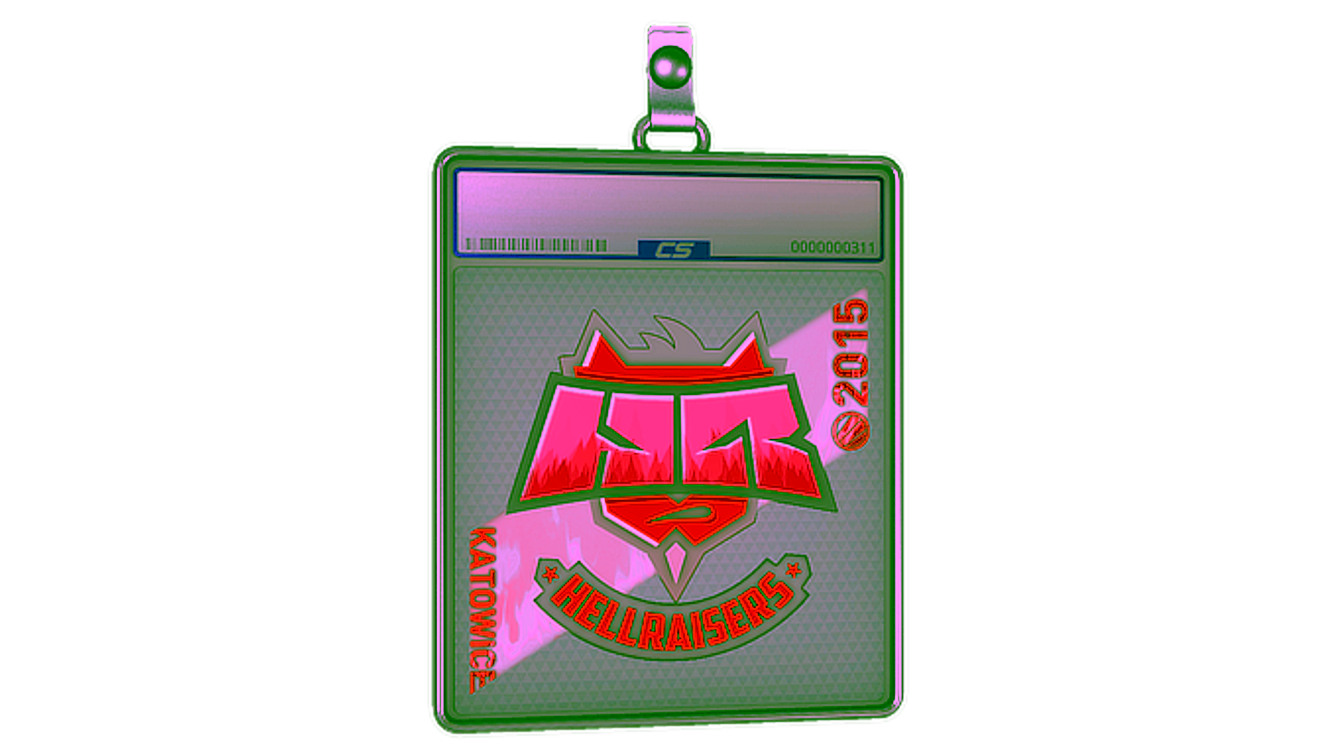 Sticker Slab | HellRaisers (Holo) | Katowice 2015 için görüntü