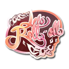 Sticker Let's Roll-oll