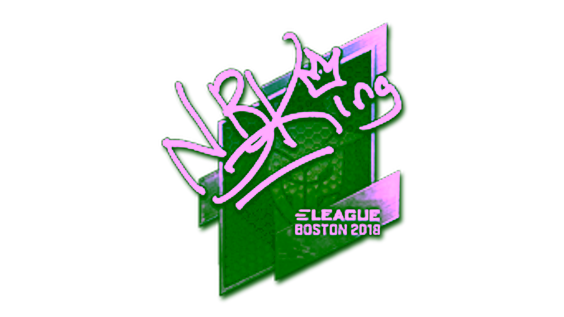 Display for Sticker | NBK- (Foil) | Boston 2018