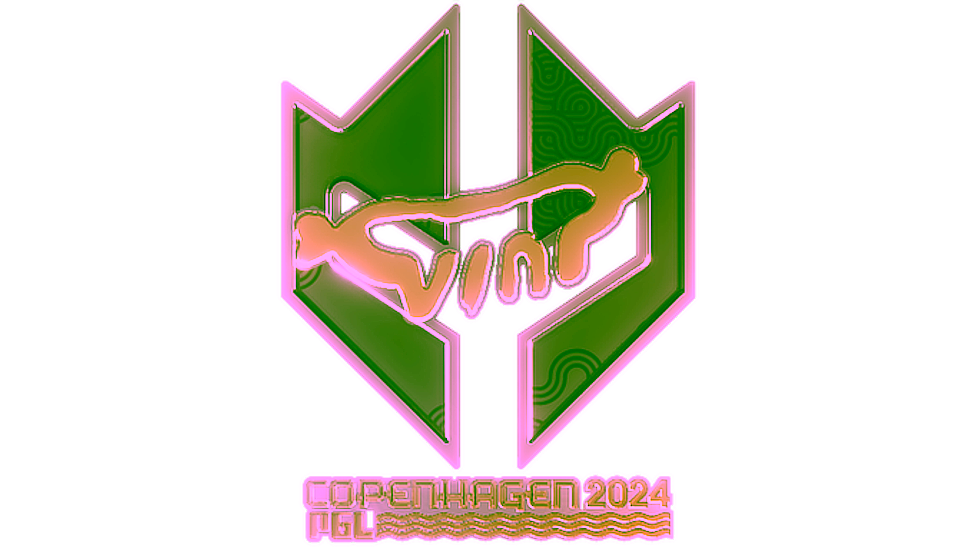 Rodyti Sticker | VINI (Gold) | Copenhagen 2024