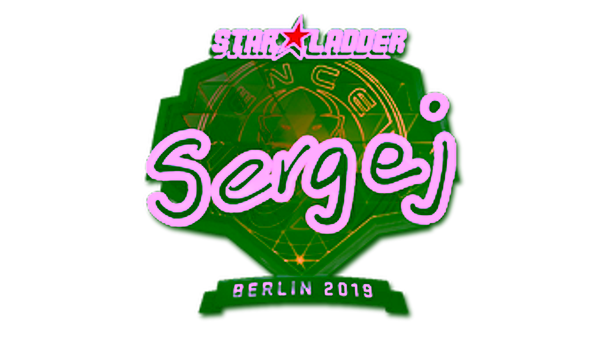 Display for Sticker | sergej (Foil) | Berlin 2019