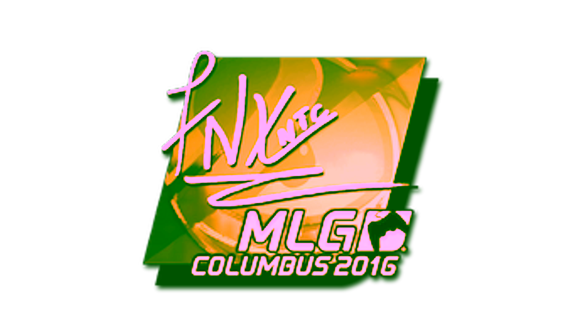 Sticker | fnx (Gold) | MLG Columbus 2016 için görüntü