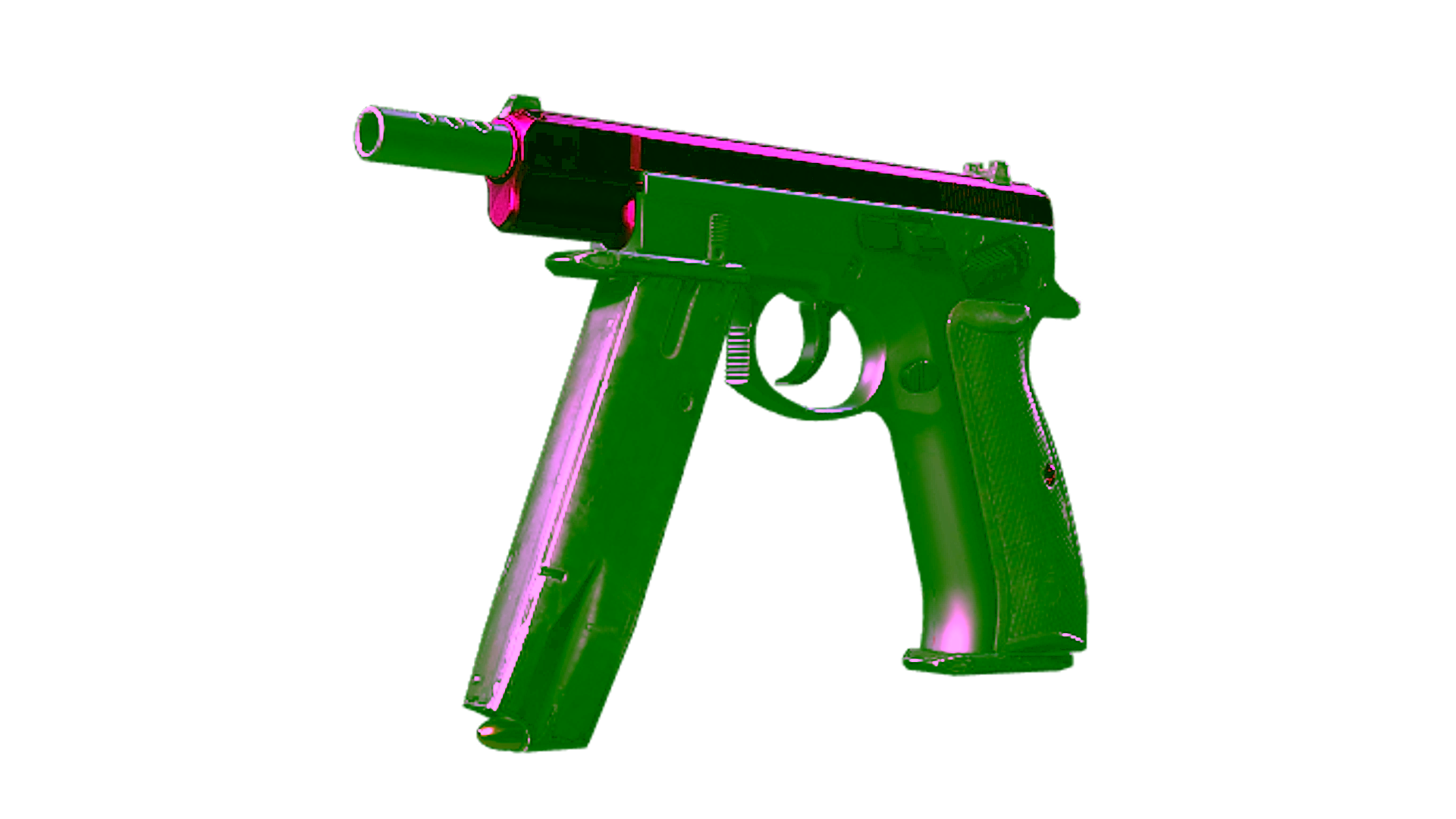 Display for StatTrak™ CZ75-Auto | The Fuschia Is Now (Factory New)