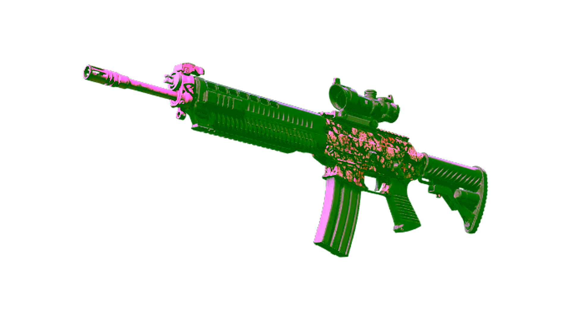 Display for Souvenir SG 553 | Desert Blossom (Field-Tested)