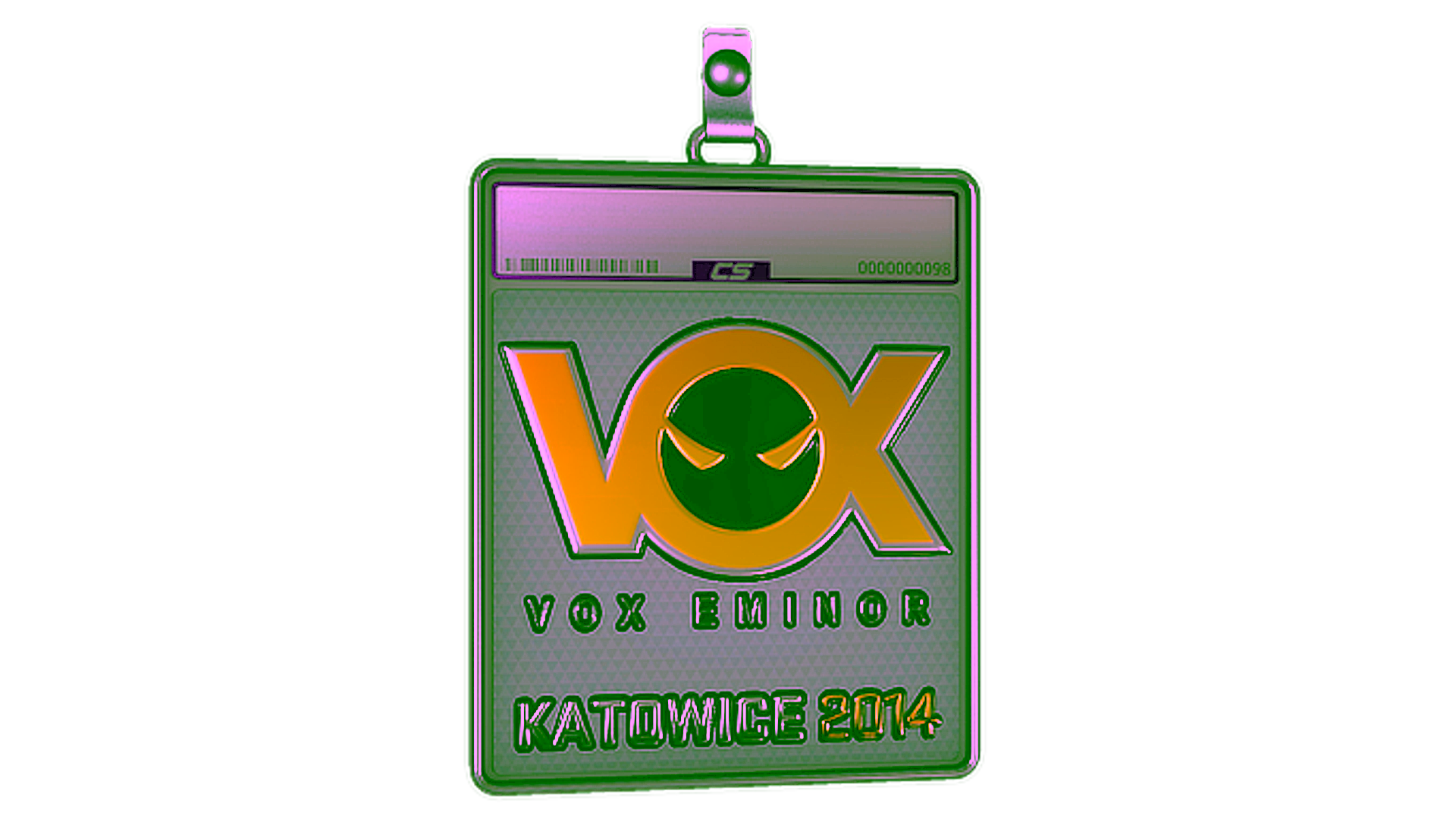 Display for Sticker Slab | Vox Eminor (Foil) | Katowice 2014