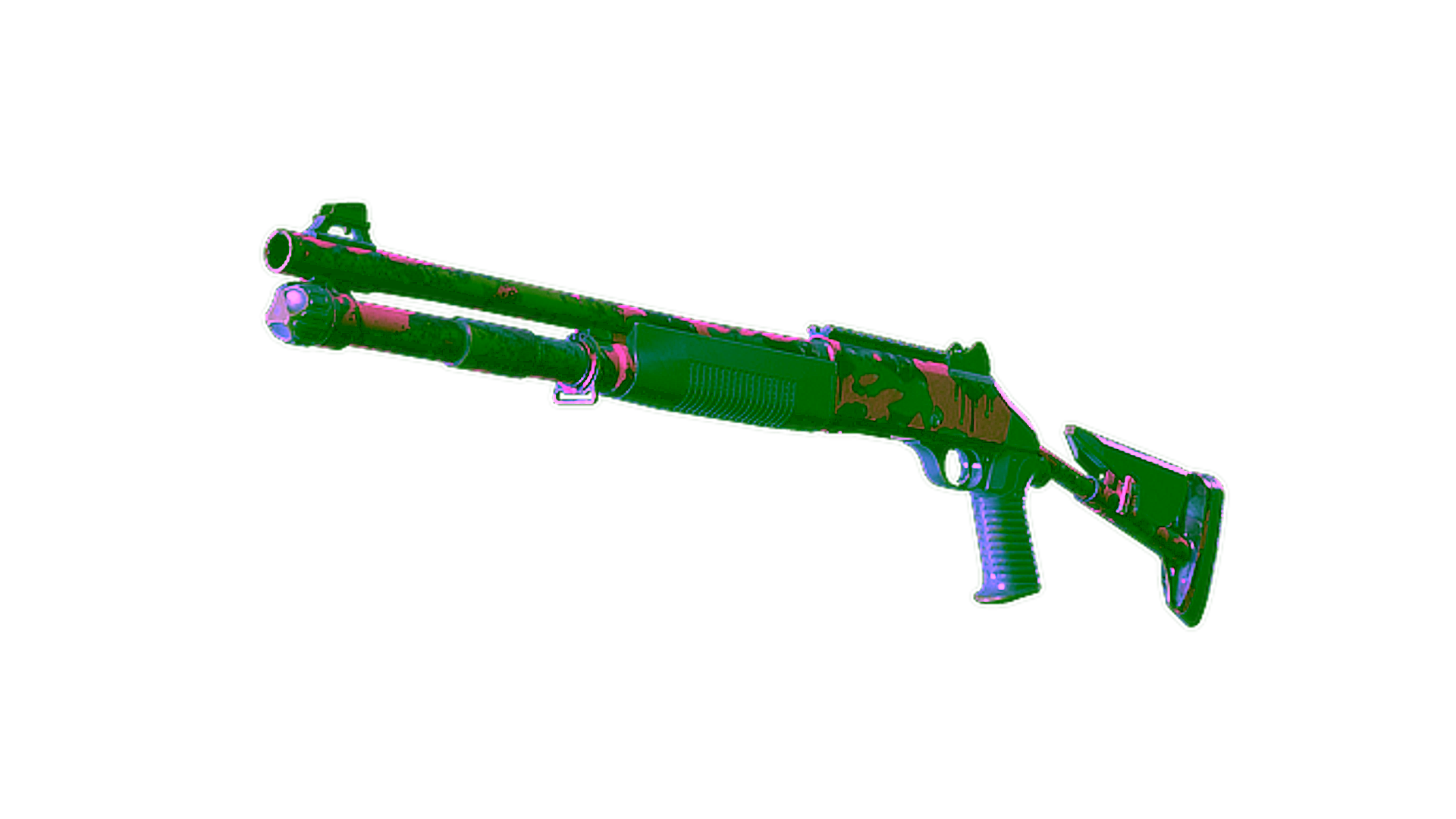 Display for XM1014 | Gum Wall Camo (Well-Worn)