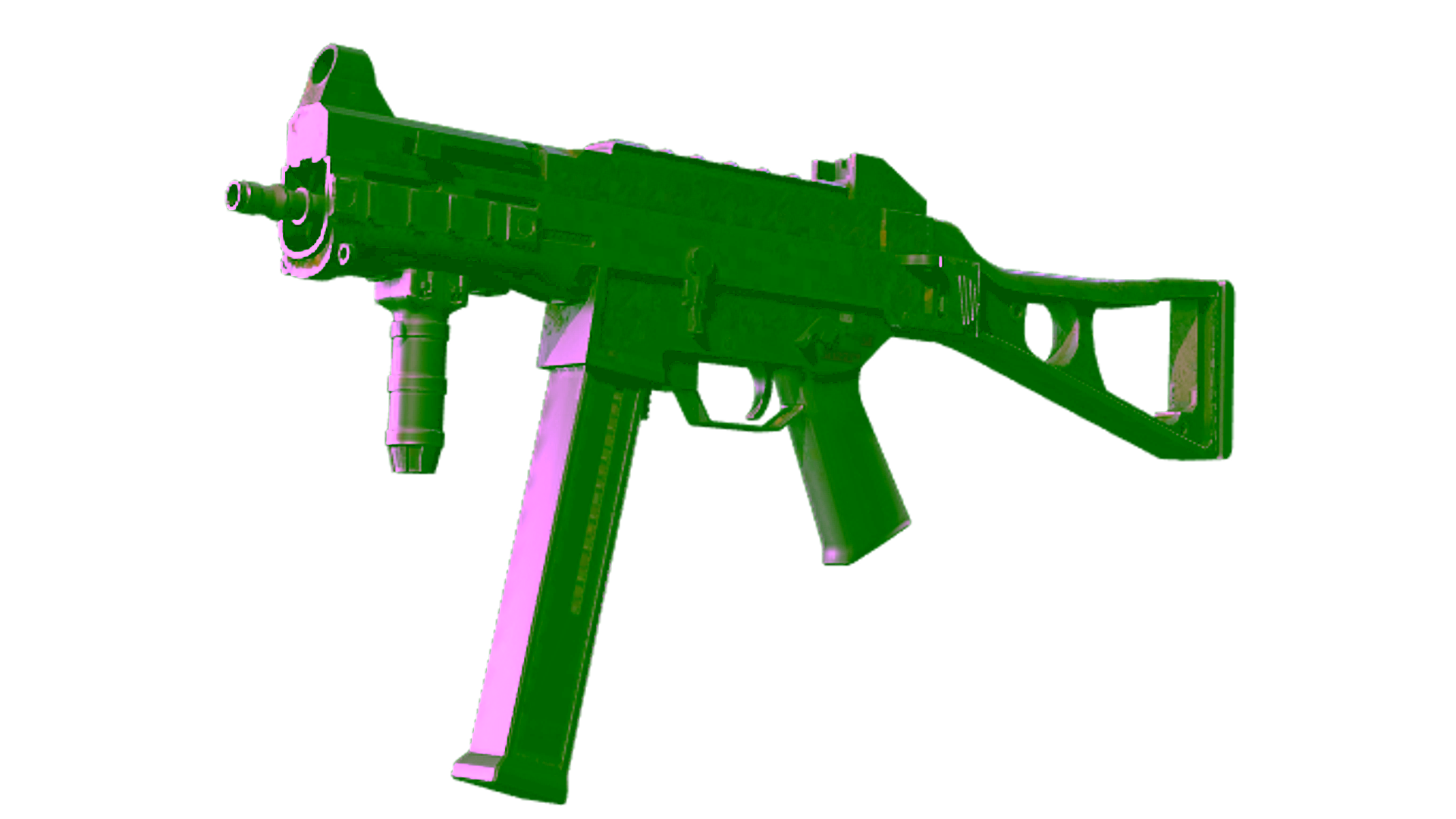 Display for Souvenir UMP-45 | Houndstooth (Battle-Scarred)