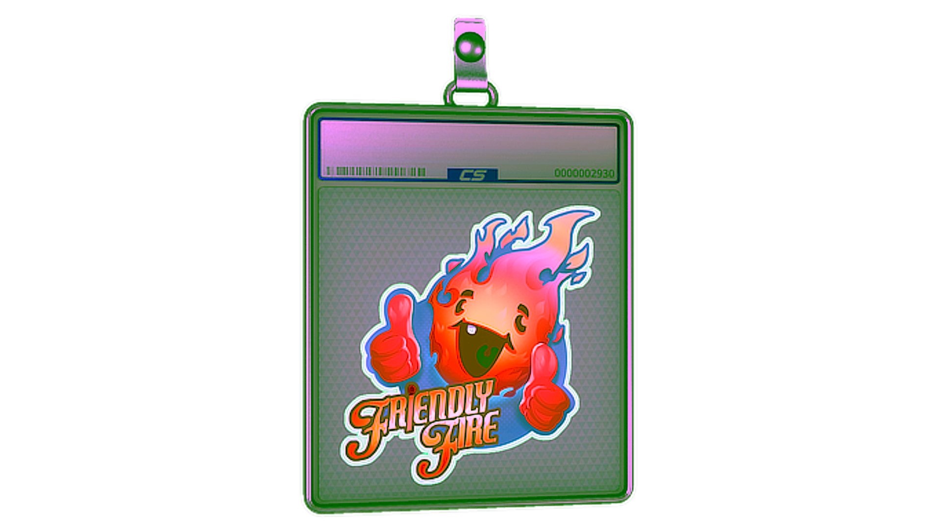 Sticker Slab | Friendly Fire (Holo) için görüntü